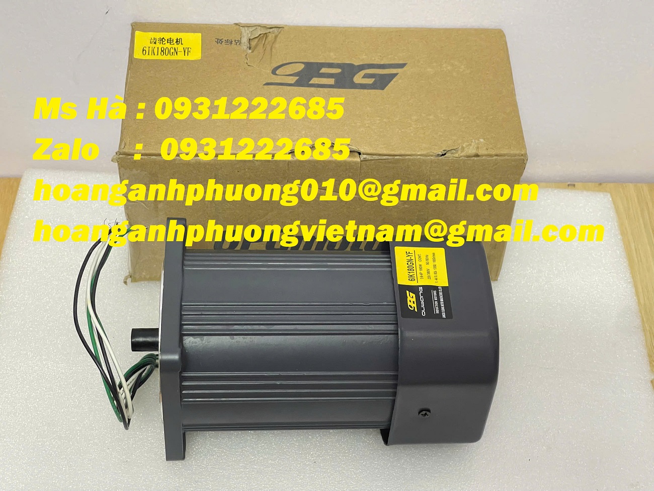 Động cơ OPG motor 6IK180GN-YF hàng nhập khẩu mới